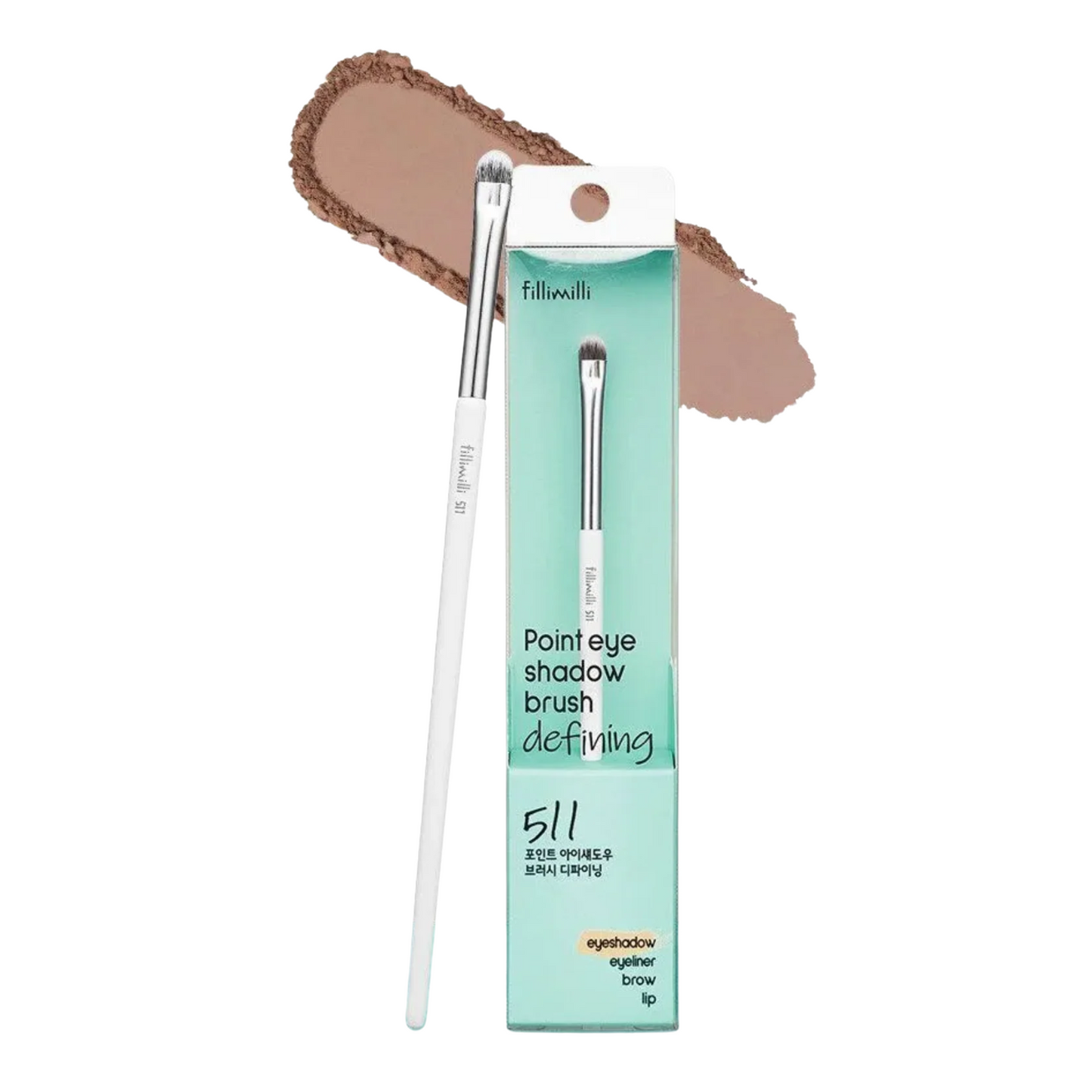 Fillimilli Point Eye Shadow Brush Defining 511 Precision Glitter & Shadow Applicator - KOS