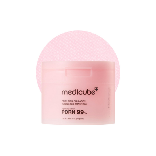 Medicube PDRN Pink Collagen Toning Gel Toner Pad (70 Pads) – Korean Skincare | kosmeticau