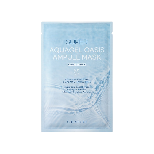 S.Nature Super Aquagel Oasis Ampule Mask – Hydrating Sheet Mask | kosmeticau Australia