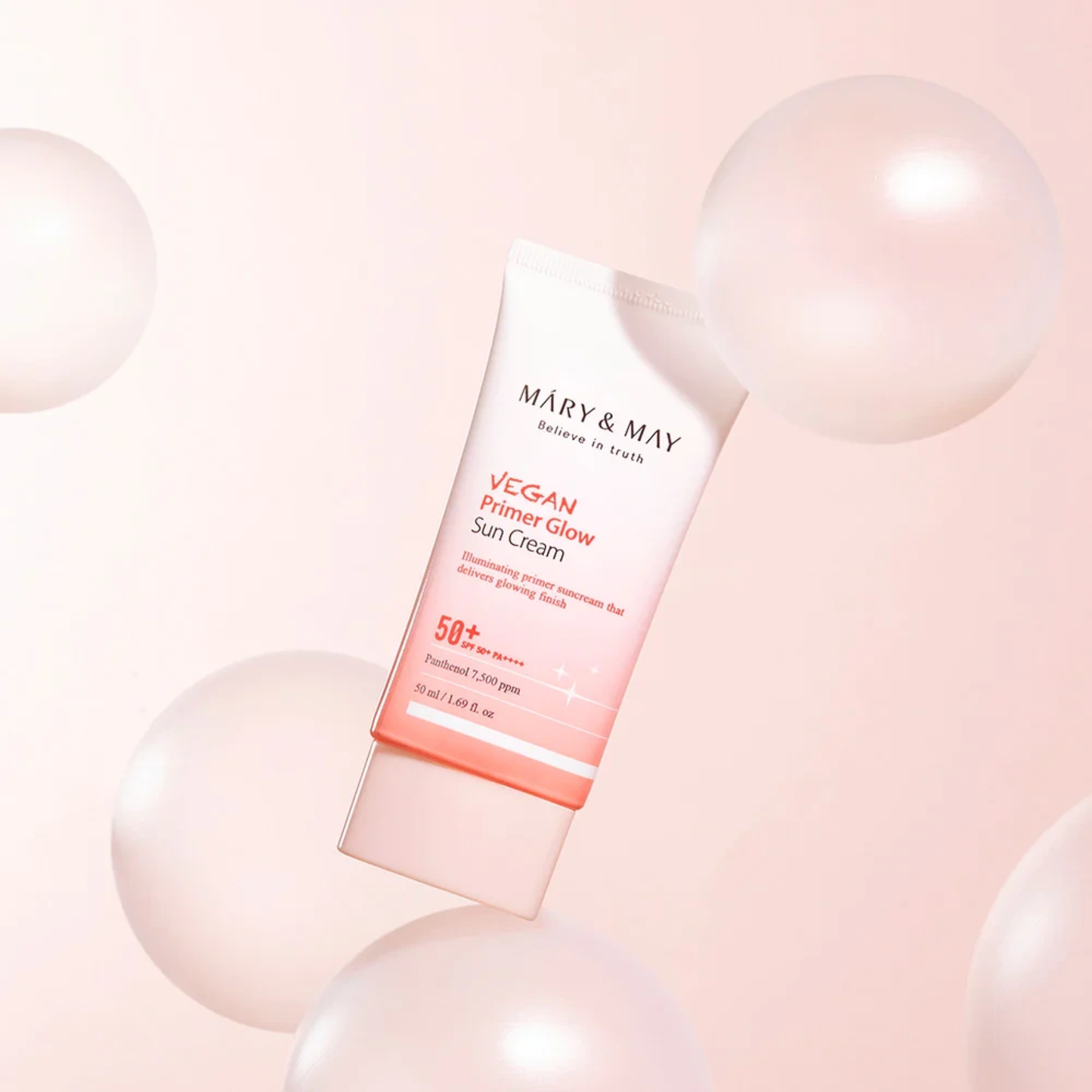 Mary & May Vegan Primer Glow Sun Cream 50ml – Korean Skincare Australia