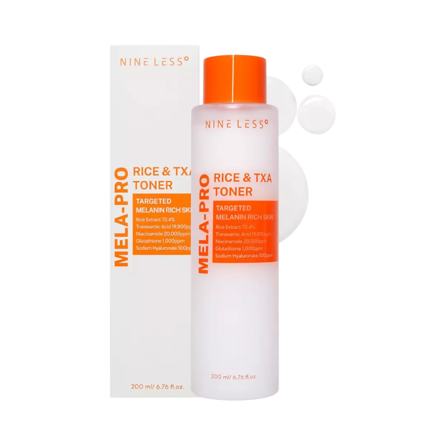 NINELESS MELA-PRO Rice & TXA Toner – Korean Skincare Australia