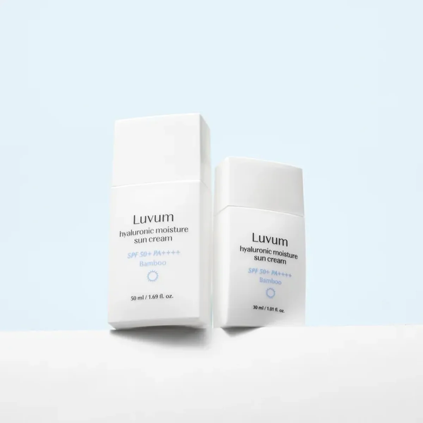 Luvum Bamboo Hyaluronic Moisture Sun Cream SPF50+ PA++++ 30ml – Korean Skincare Australia