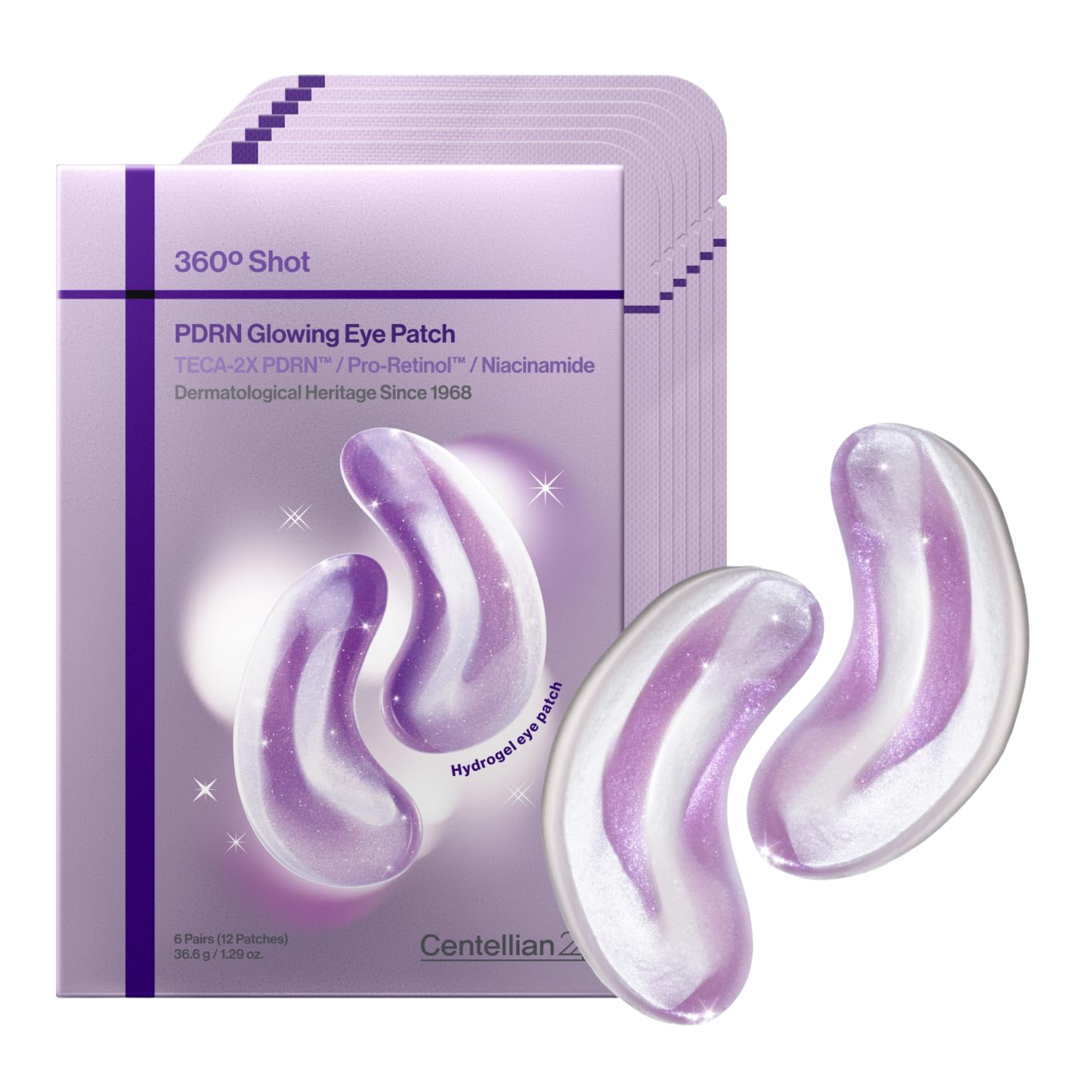Centellian24 360쨘 Shot PDRN Glowing Eye Patch