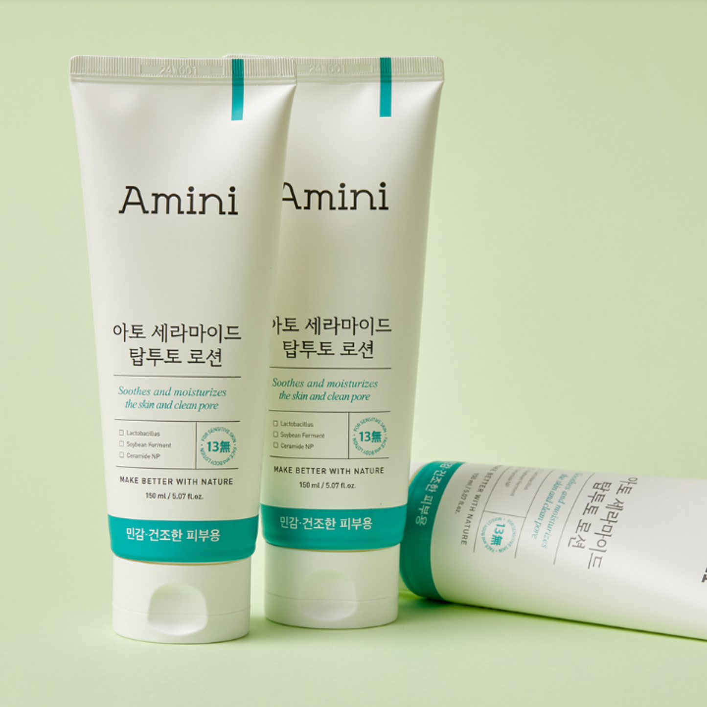 AMINI Ato Ceramide Top to toe Lotion (150ml) | Sensitive Skin & Barrier Care