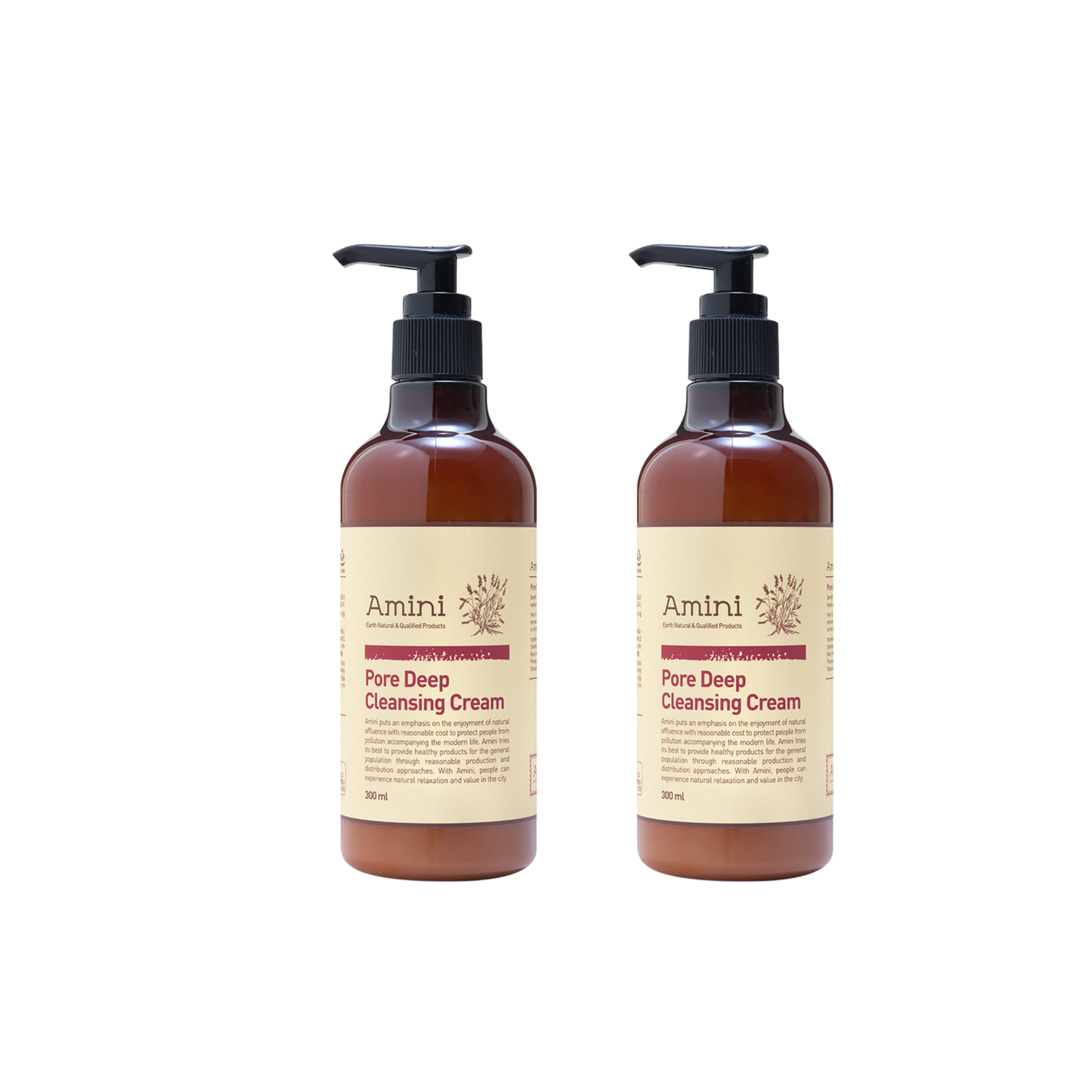 AMINI Pore Deep Cleansing Cream (500ml) | Makeup Removal & Hydrating