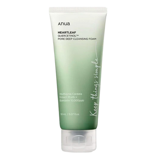 Anua Heartleaf Quercetinol Pore Deep Cleansing Foam 150ml – Korean Skincare for Pore Care - KOS