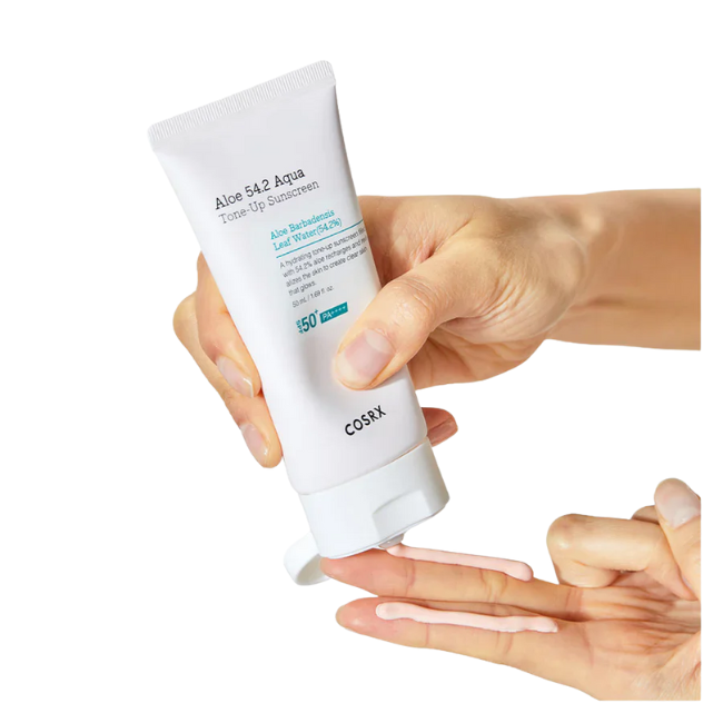 Cosrx Aloe 54.2 Aqua Tone-Up Sunscreen 50ml - KOS