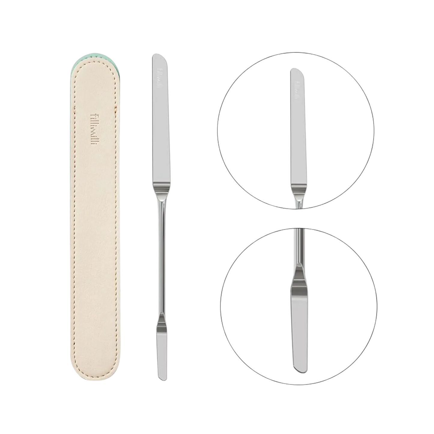 Fillimilli Dual Makeup Spatula Precision & Full-Face Application Tool - KOS
