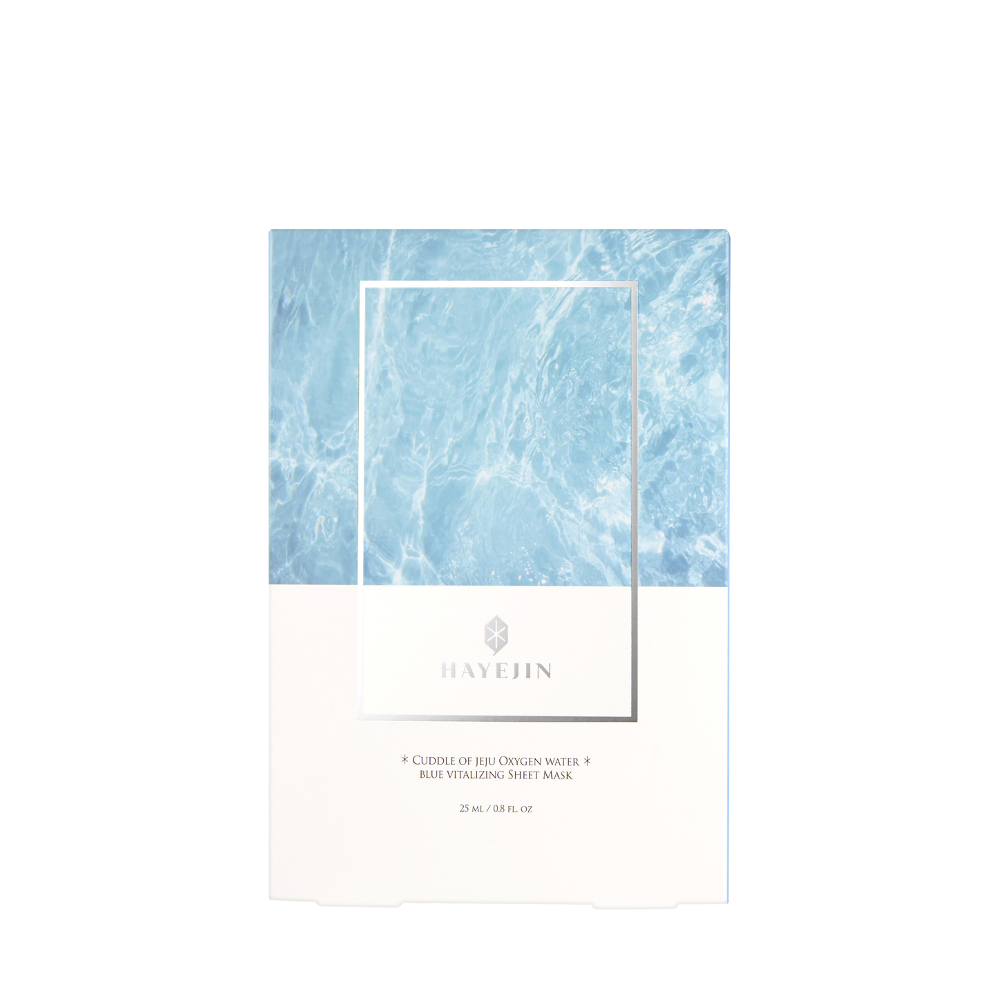 HAYEJIN Cuddle of Jeju Oxygen Water Blue Vitalizing Sheet Face Mask (5EA) - KOS