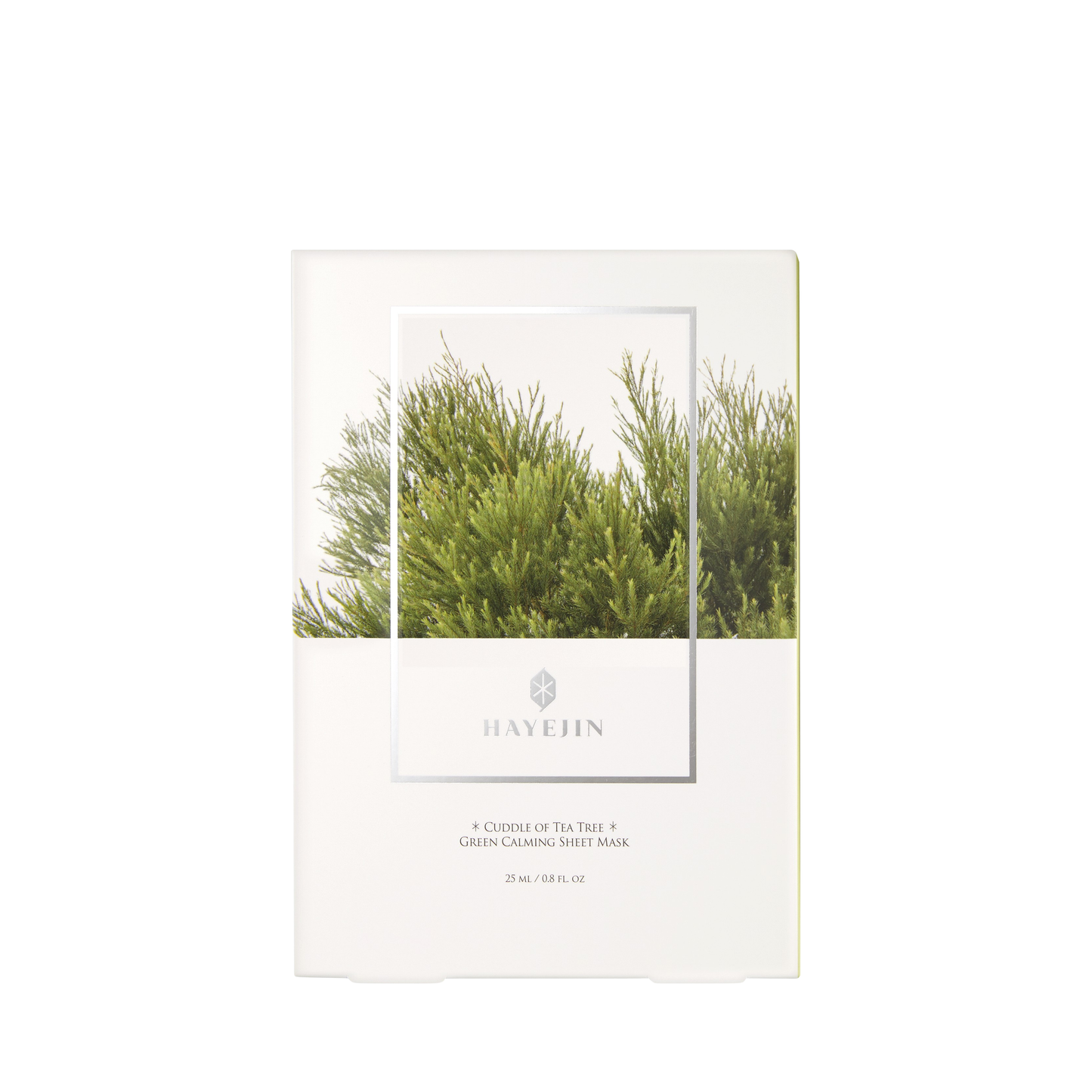 HAYEJIN Cuddle of Tea tree Green Calming Sheet Face Mask (5EA) - KOS