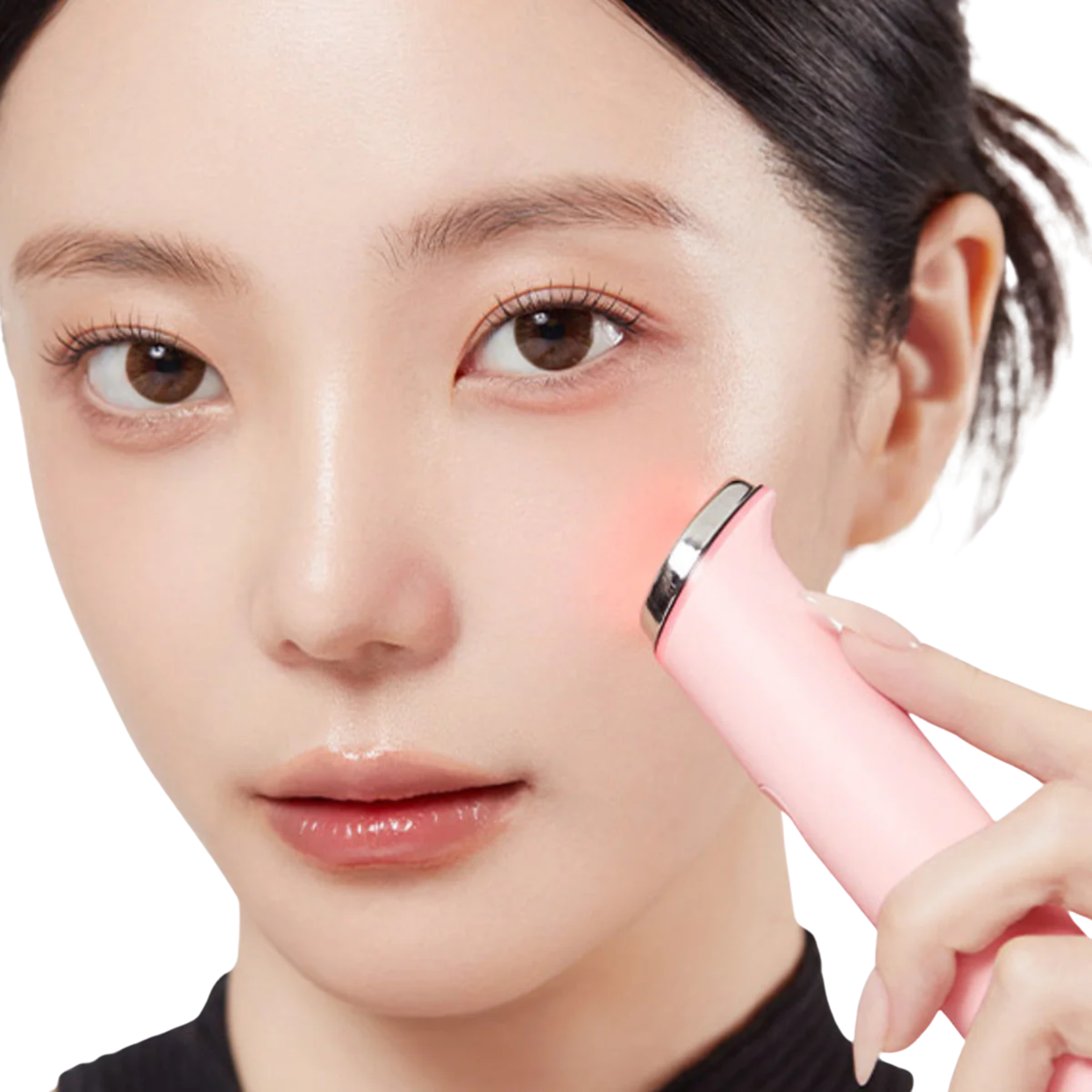 Using Medicube Age-R Booster Pro Pink mini with skincare products