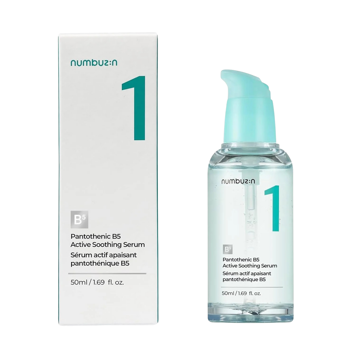 Numbuzin No.1 Pantothenic B5 Active Soothing Serum 50ml - KOS