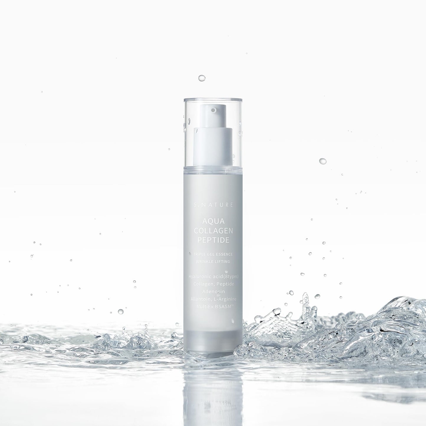 S.NATURE Aqua Collagen Peptide Triple Gel Essence 50ml - KOS