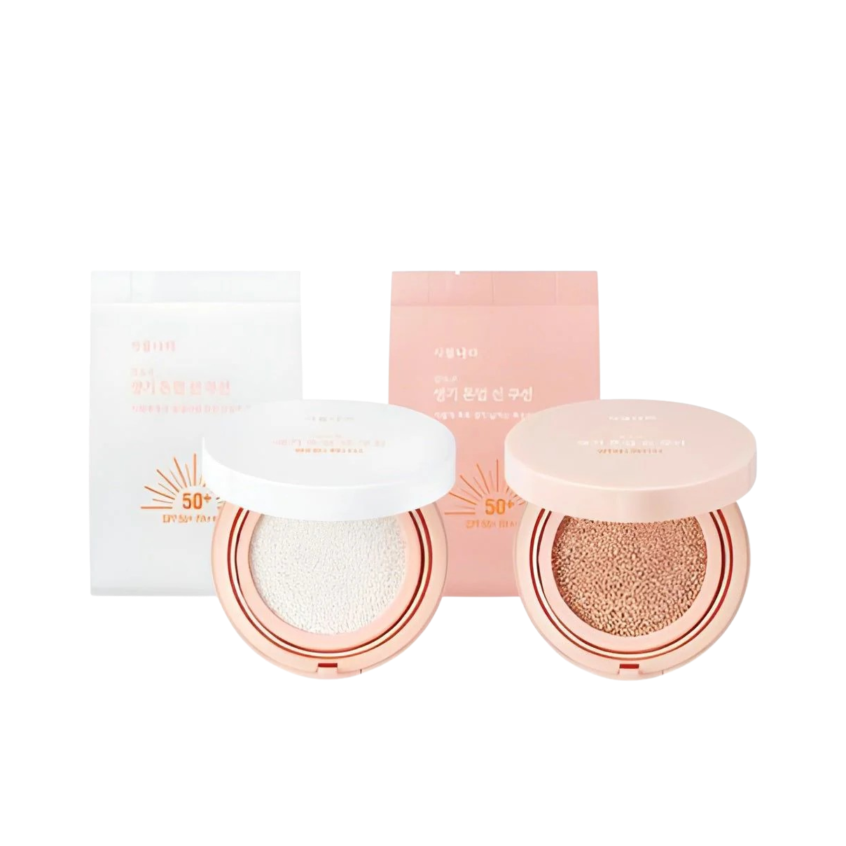 Shingmulnara White Rice Bright Tone Up Sun Cushion 15g + Refill 15g 2Colors - KOS