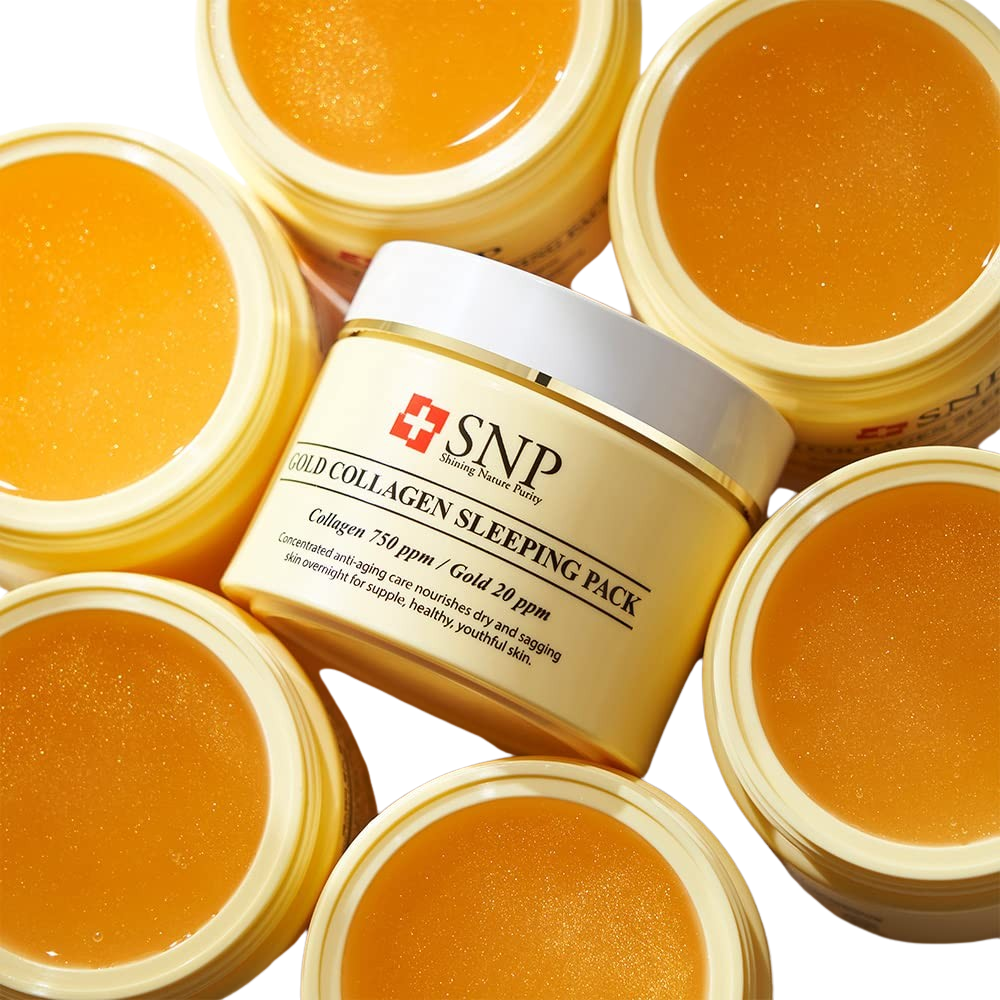 SNP Gold Collagen Sleeping Pack 100g - KOS