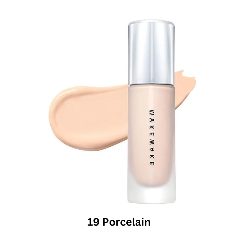 WAKEMAKE Water Velvet Cover Foundation-19-Porcelain