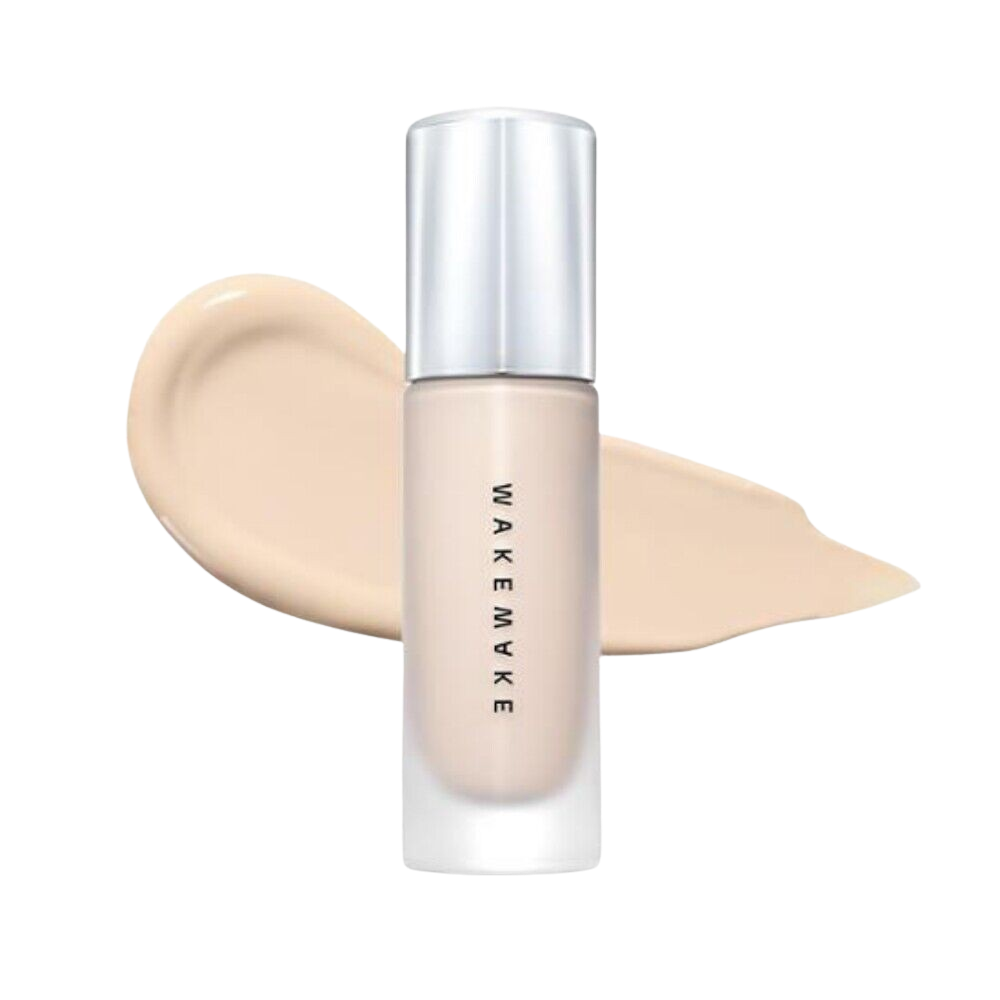WAKEMAKE Water Velvet Cover Foundation semi-matte finish bottle