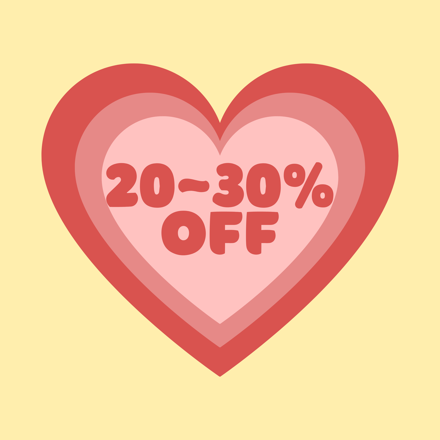 20–30% OFF