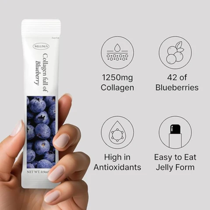 WELLINUS Korean Collagen Jelly Sticks | Marine Collagen Peptides Supplement