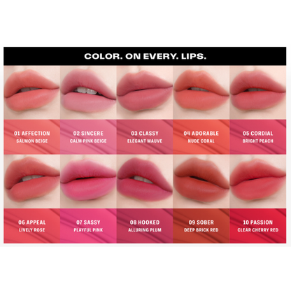 BRAYE Thin Water Blur Tint – Matte Blurry Lip Tint (10 Colours)