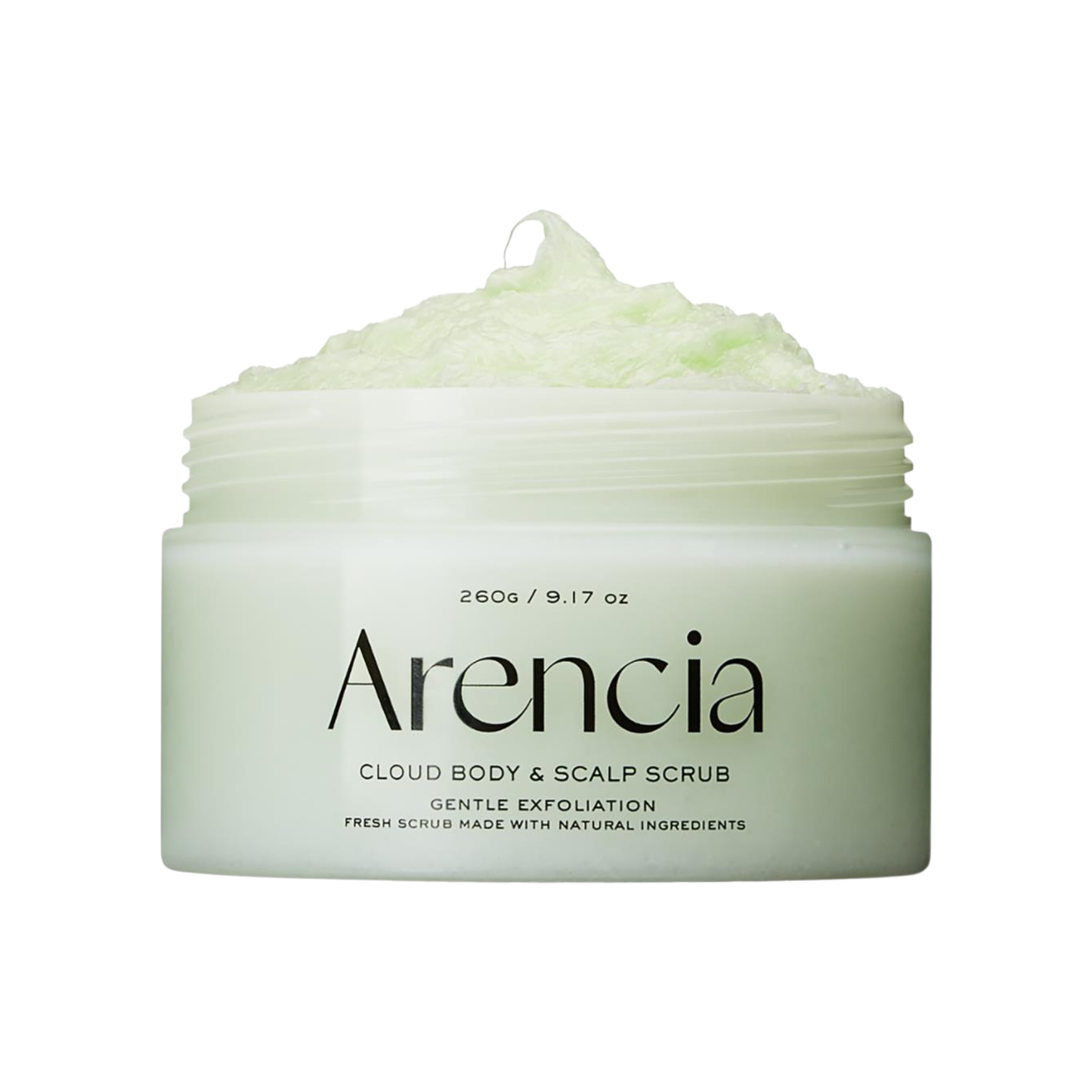 Arencia Fresh Cloud Body & Scalp Scrub 260g | Korean Body Scrub Australia