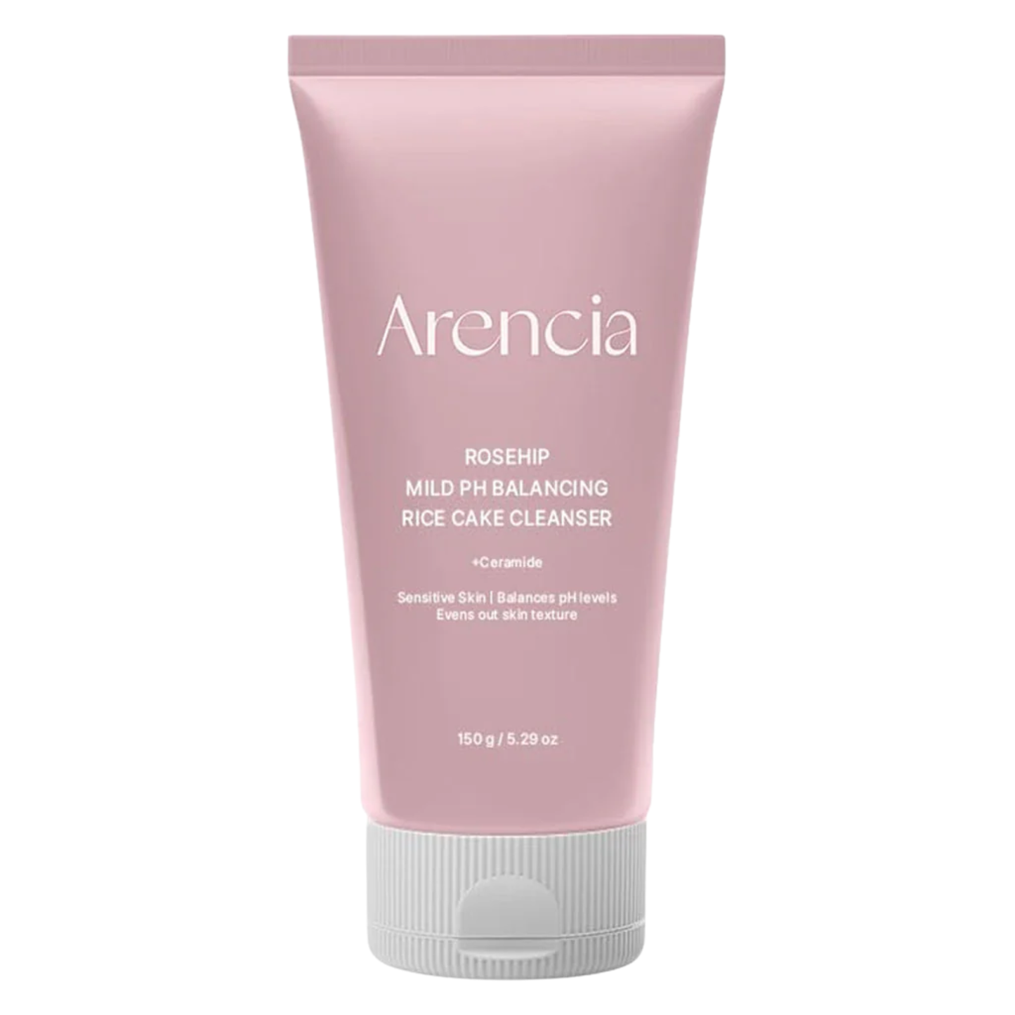 Arencia Rosehip Mild pH Balancing Rice Cake Cleanser 150g | Korean Cleanser for Dry & Sensitive Skin
