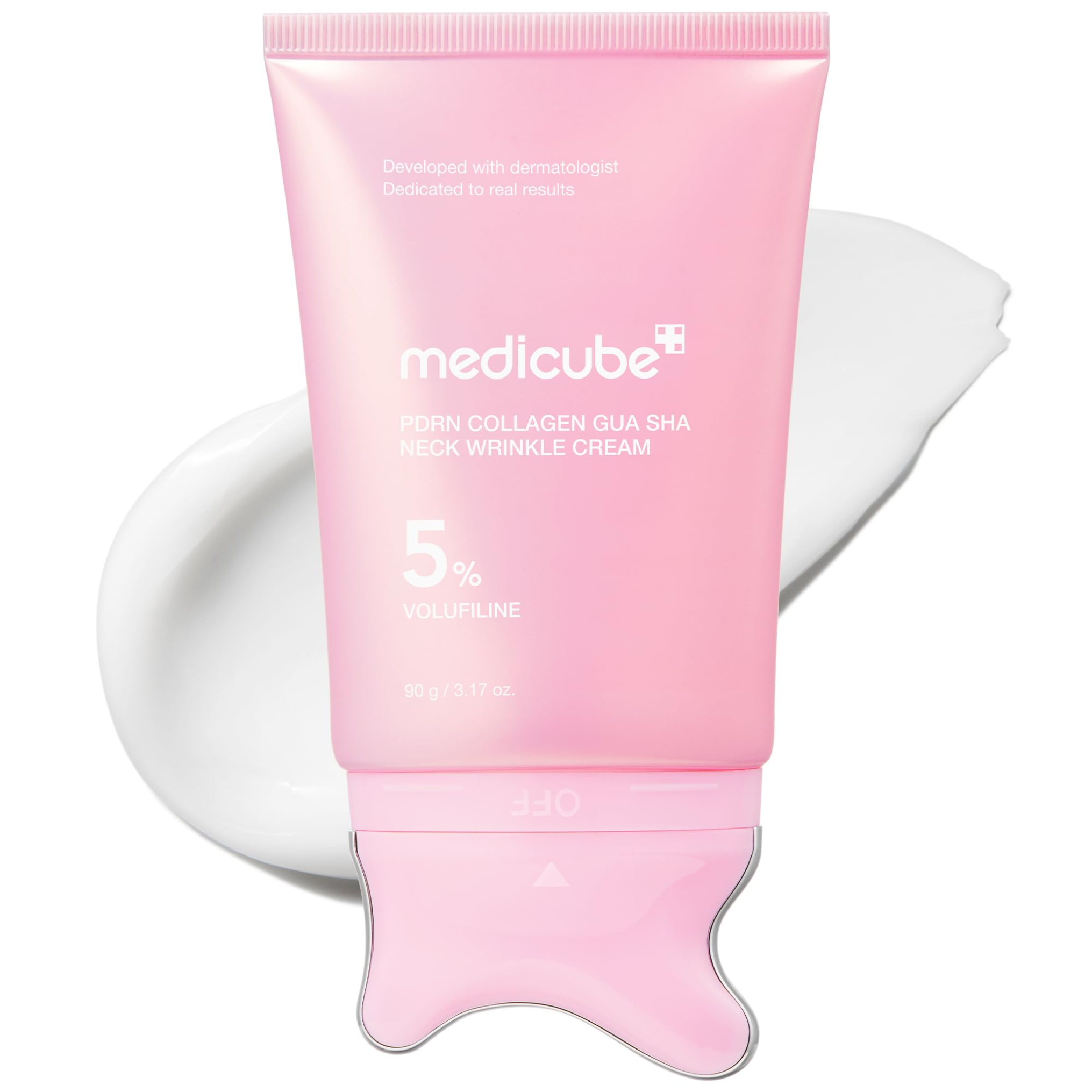 Medicube PDRN Collagen Gua Sha Neck Wrinkle Cream 50ml | Firming & Lifting Neck Cream