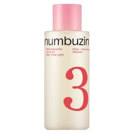 NUMBUZIN No.3 Bifida Bakuchiol Zero Pore Milky Toner Light 200ml | Lightweight Pore Care Toner