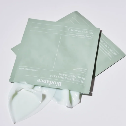 Biodance Refreshing Sea Kelp Real Deep Mask 34g x 4 Sheets | Soothing & Hydrating Hydrogel Mask