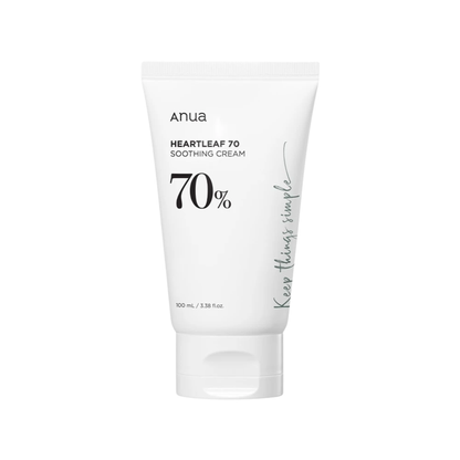 Anua Heartleaf 70% Soothing Cream 100ml – Korean Skincare Australia