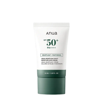 Anua Heartleaf Silky Moisture Sun Cream 50ml – Korean Skincare Australia