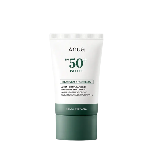 Anua Heartleaf Silky Moisture Sun Cream 50ml – Korean Skincare Australia