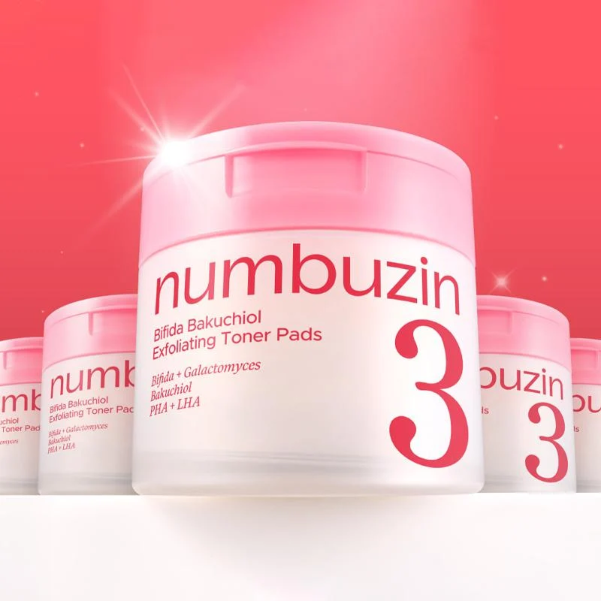 NUMBUZIN No.3 Bifida Bakuchiol Exfoliating Toner Pads 70 Pads | Pore & Texture Care
