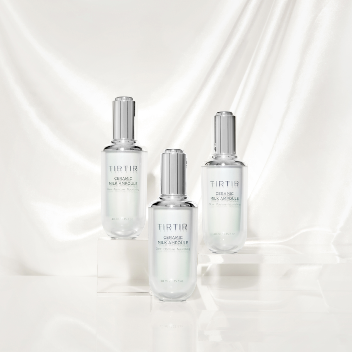 TIRTIR Ceramic Milk Ampoule 40ml | Hydrating & Barrier Care Serum