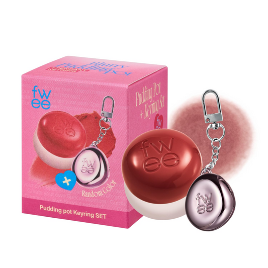 Fwee *new Keyring Set* Lip&Cheek Blurry Pudding Pot (35 colors)