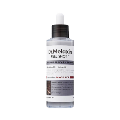 Dr.Melaxin Peel Shot Exfoliant Rice Ampoule(WHITE RICE/BLACK RICE)