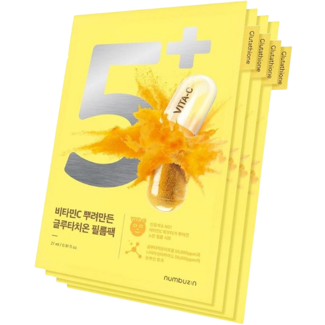 Numbuzin No.5+ Vitamin Spotlight Sheet Mask