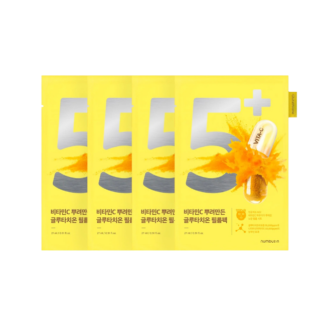 Numbuzin No.5+ Vitamin Spotlight Sheet Mask