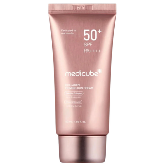 Medicube Collagen Firming Sun Cream SPF50+ PA++++ 50ml – Tone-Up Korean Sunscreen | Korean Skincare Australia
