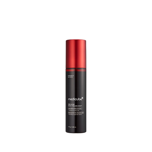 Medicube Red Acne Body Peeling Shot 110g – Spray-on Body Exfoliant