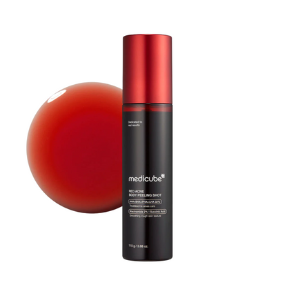 Medicube Red Acne Body Peeling Shot 110g – Spray-on Body Exfoliant