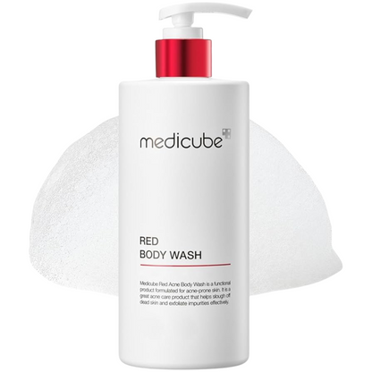 Medicube Red Acne Body Wash 2.0 400ml – Gentle AHA/BHA Cleanser