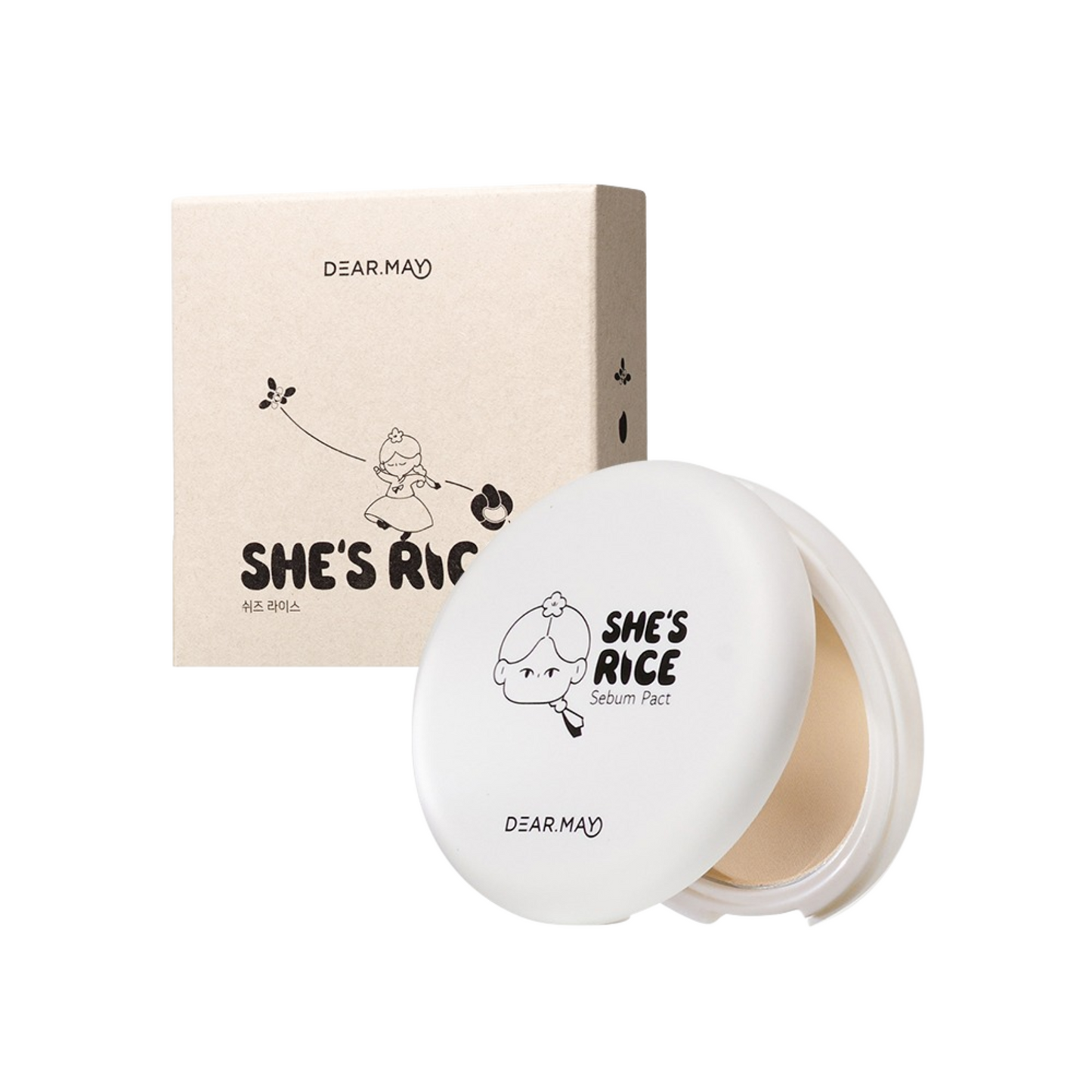 Dearmay She’s Rice Sebum Pact 12g – Korean Beauty | kosmeticau