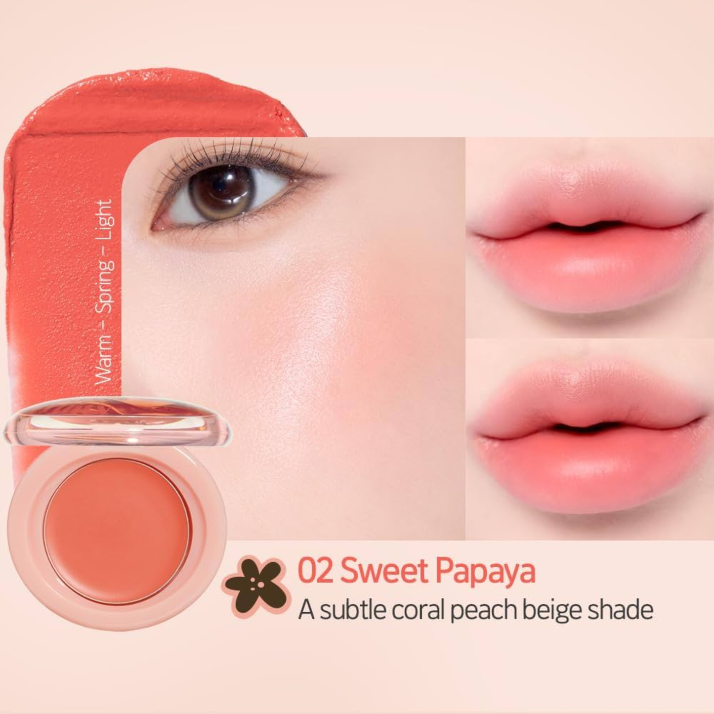 ETUDE Fruity Lip & Cheek Blur Balm – 5 Colors | Korean Makeup Australia