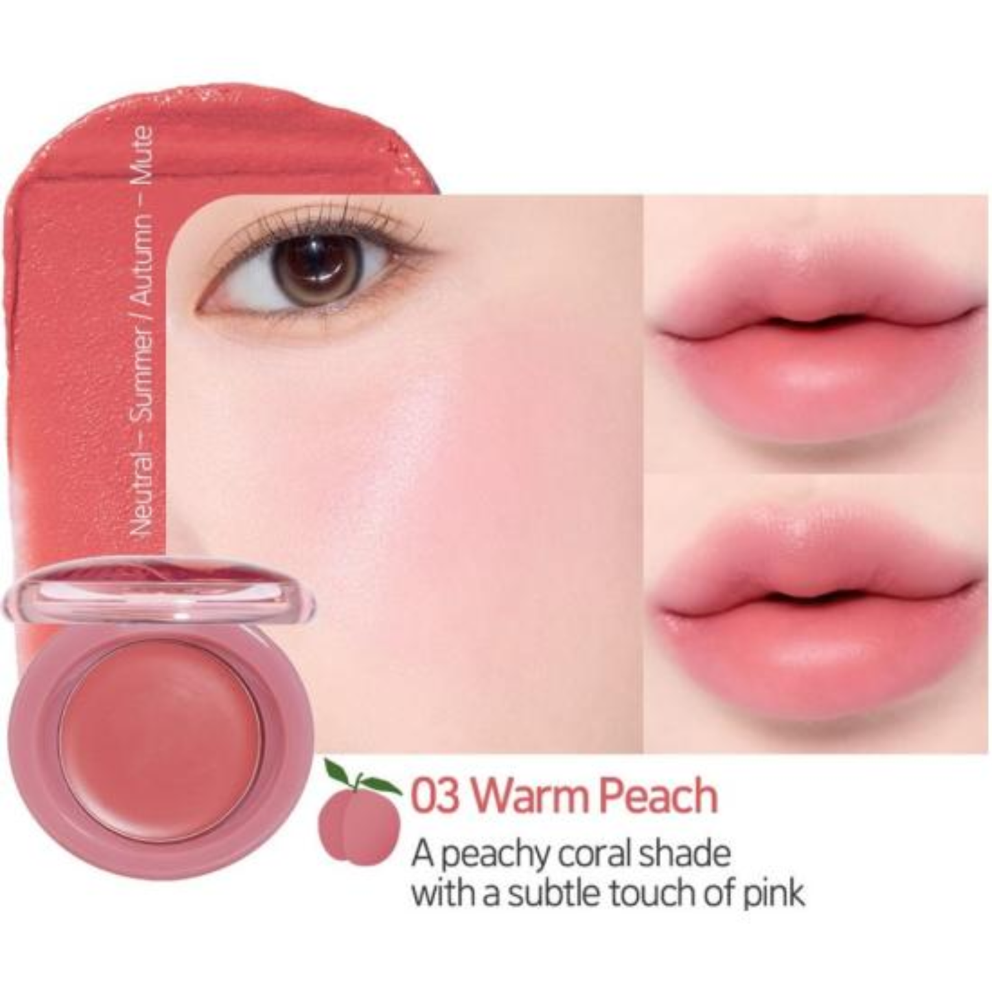 ETUDE Fruity Lip & Cheek Blur Balm – 5 Colors | Korean Makeup Australia