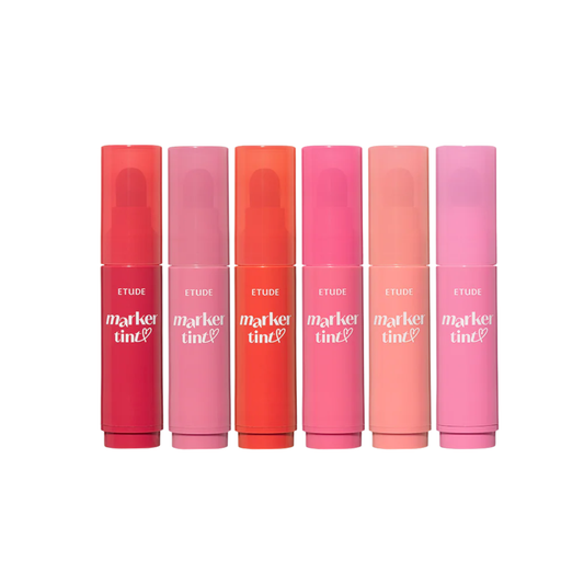 ETUDE Dear Darling Marker Tint – 6 Colors | Korean Lip Tint Australia