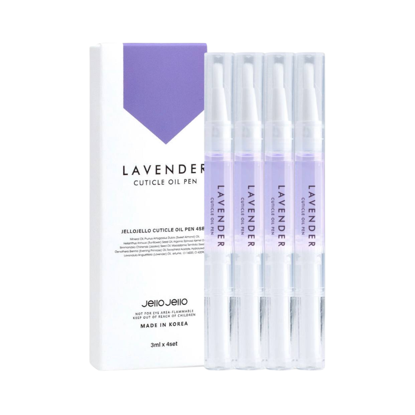 Jello Jello Cuticle Oil Pen Set (4 pcs) | kosmeticau Australia