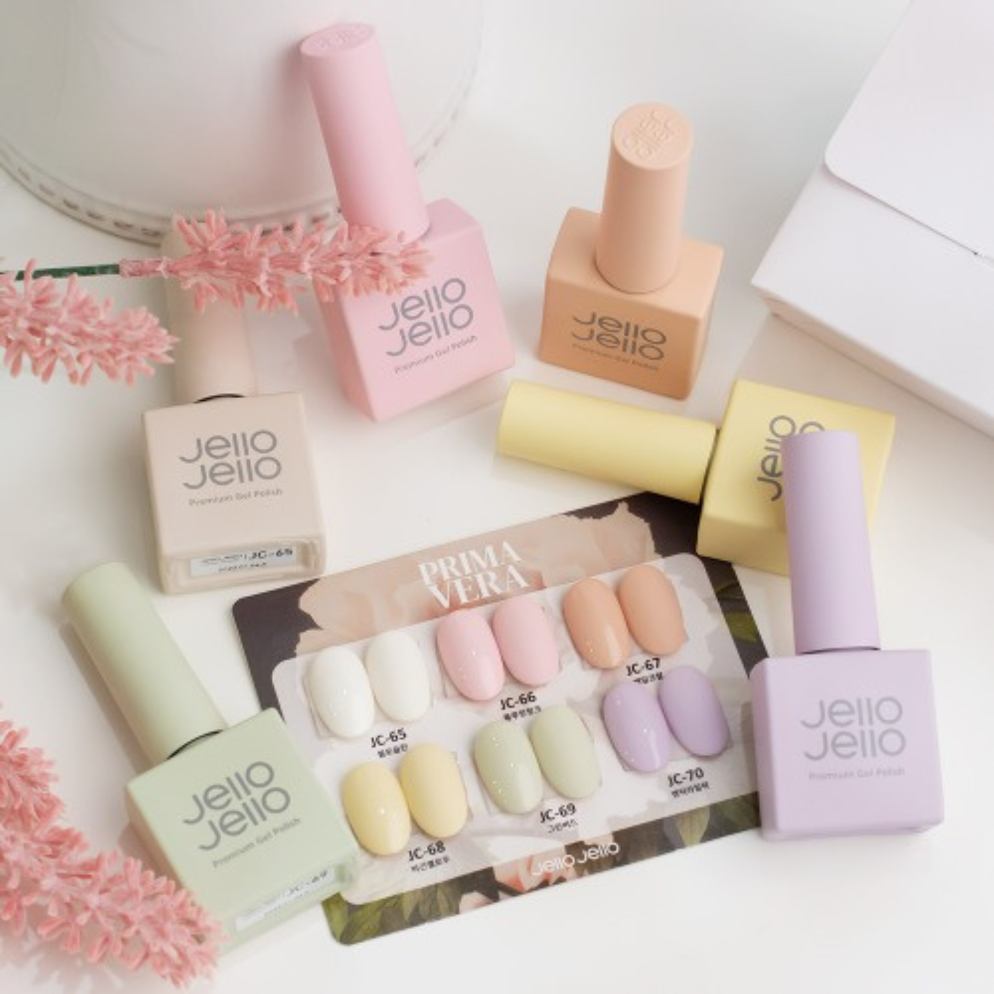 Jello Jello Spring Pastel Mood Edition Gel Nail Polish 6 Color Set – Korean Beauty | kosmeticau Australia