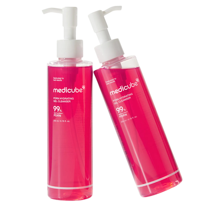 Medicube PDRN Gel To Foam Cleanser Set (200ml + Pore Cleansing Brush) – Hydrating & Pore-Refining Cleanser | kosmeticau Australia