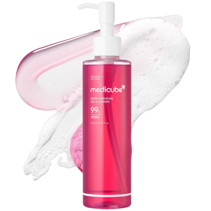 Medicube PDRN Gel To Foam Cleanser Set (200ml + Pore Cleansing Brush) – Hydrating & Pore-Refining Cleanser | kosmeticau Australia